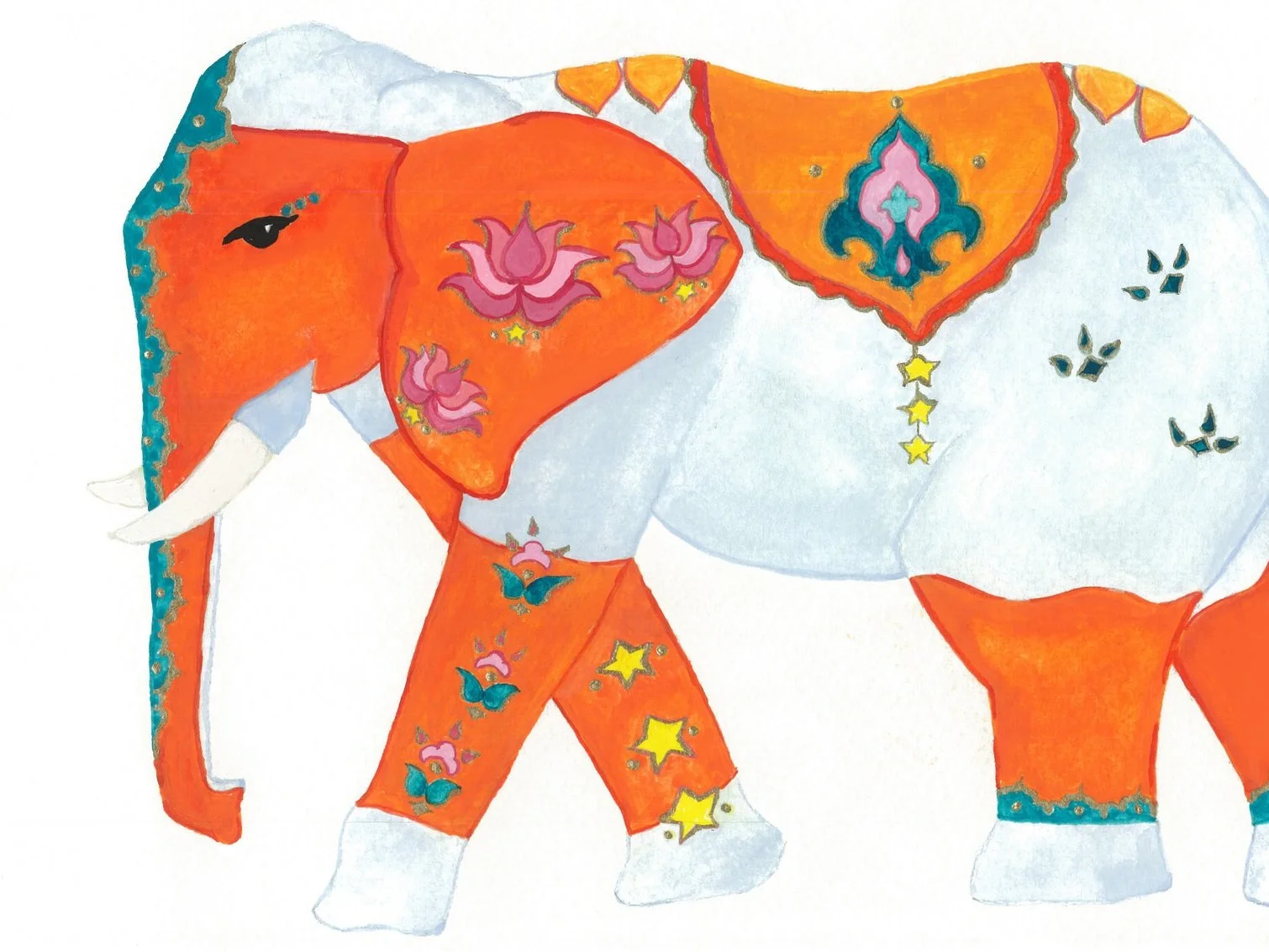 Elephant India Orange — ALEXADENAUER